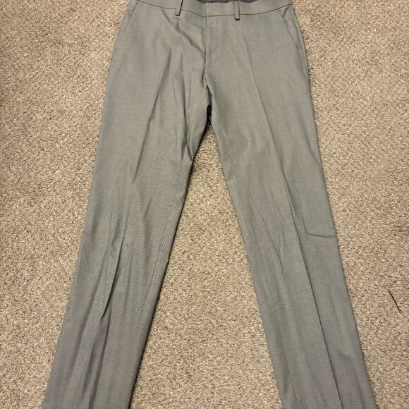 Kenneth Cole Reaction Silver Dress Pants 34x32 - Picture 5 of 6